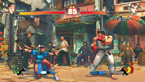 PC version of Street Fighter IV in the 'poster' shader rendering mode