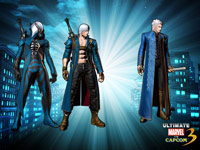 Ultimate Marvel vs. Capcom 3: Capcom Unity covers Dante's alternate colors