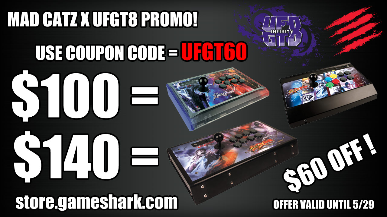 Mad Catz UFGT8 stick promo