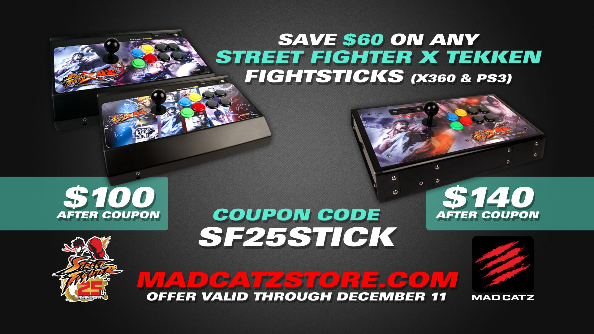 Mad Catz's Street Fighter 25th Anniversary promo 02