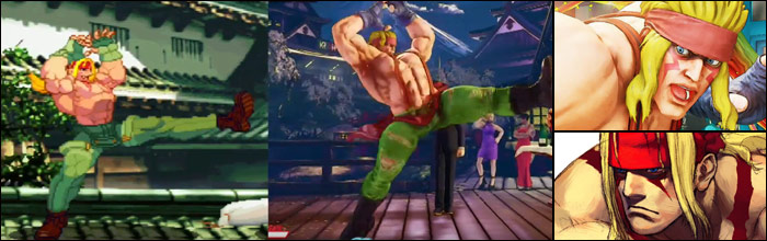 Street Fighter 5's Alex is VERY similar to his Third Strike counterpart ...