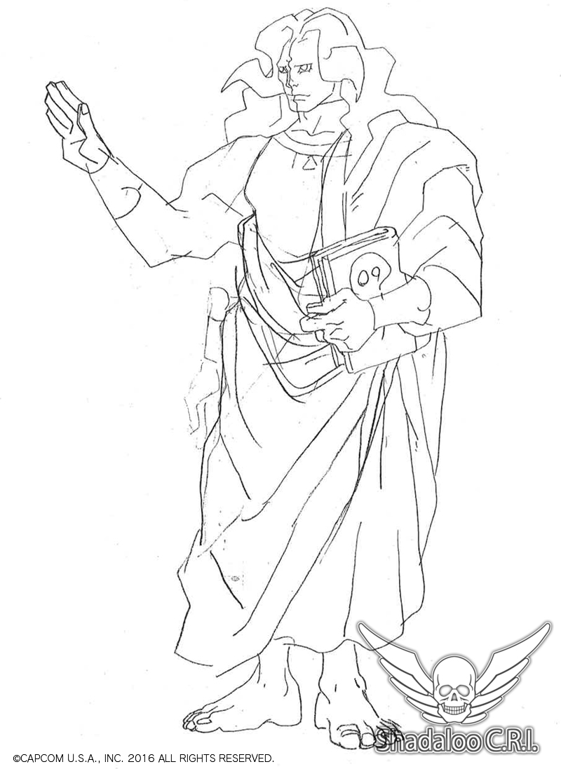 Street Fighter 3 Gill Concept Art Gallery 5 out of 5 image gallery