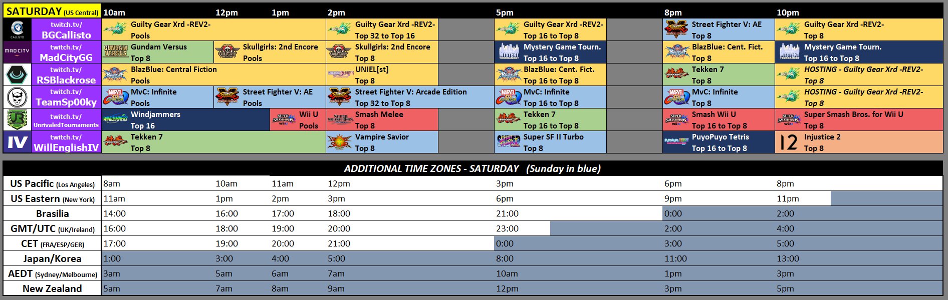 Frosty Faustings X Schedule 2 out of 2 image gallery.