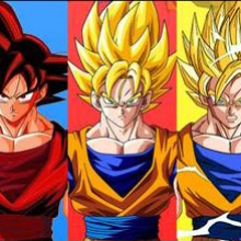 from kid goku to