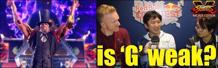 'G is not strong or consistent, but he is unpredictable and scary ...
