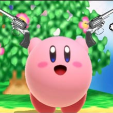 Kirby gets a gun in Super Smash Bros. Ultimate thanks to Joker