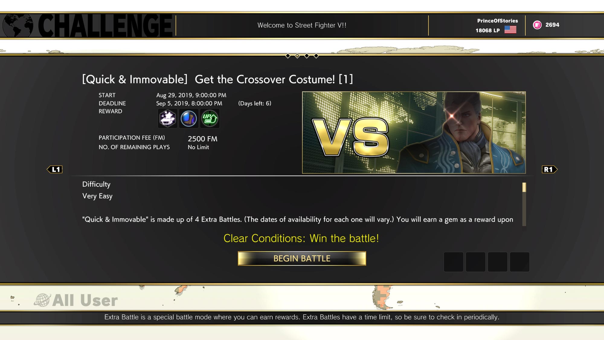 Street Fighter 5 Cody crossover costume — Vergil 2 out of 4 image gallery