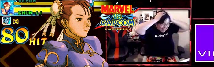 Justin Wong performs an 80 hit loop using Chun-Li in Marvel vs. Capcom ...