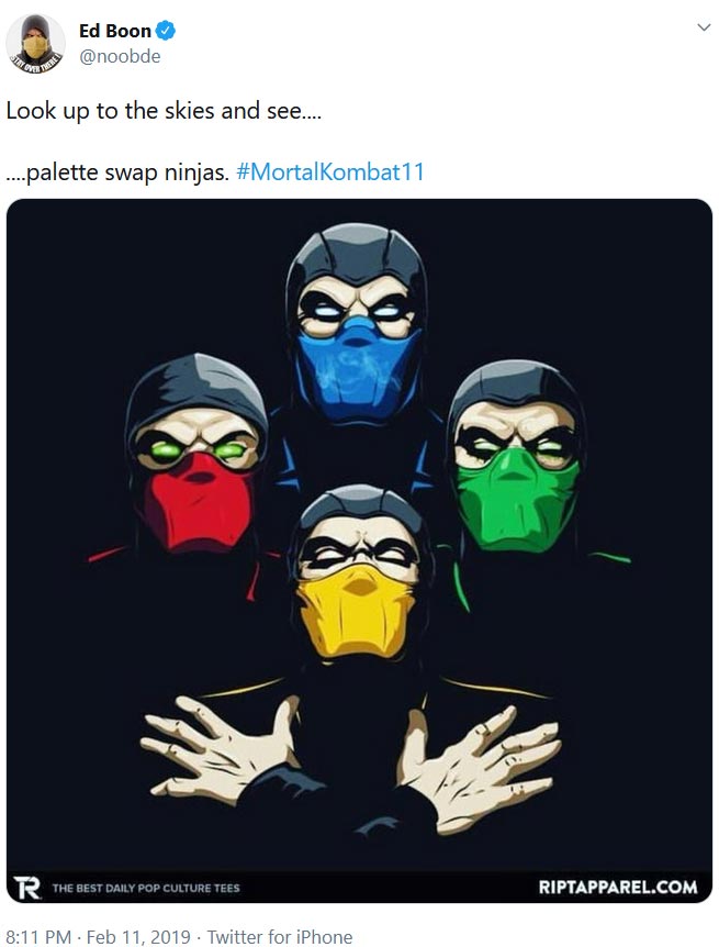 mortal kombat palette swap ninja