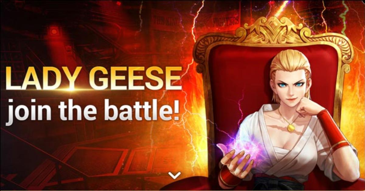 Lady Geese joins the roster of King of Fighters Allstar following