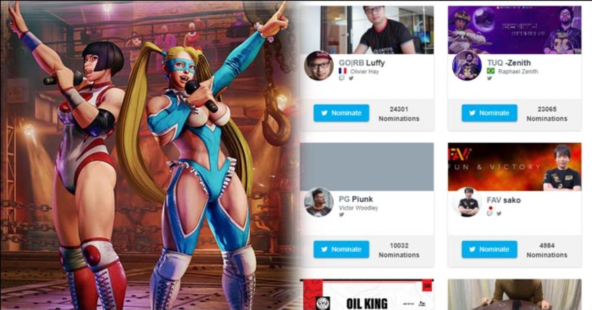 Luffy maintains first place as both he and Zenith double their votes since last week, we're approaching the end of the Capcom Cup 2020 fan nomination - Vimarsana News