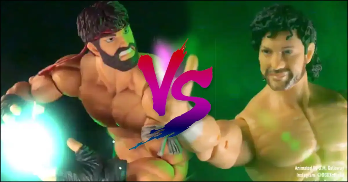 Hot Ryu battles wrestling star Kenny Omega in this impressive stop-motion animation - Vimarsana News