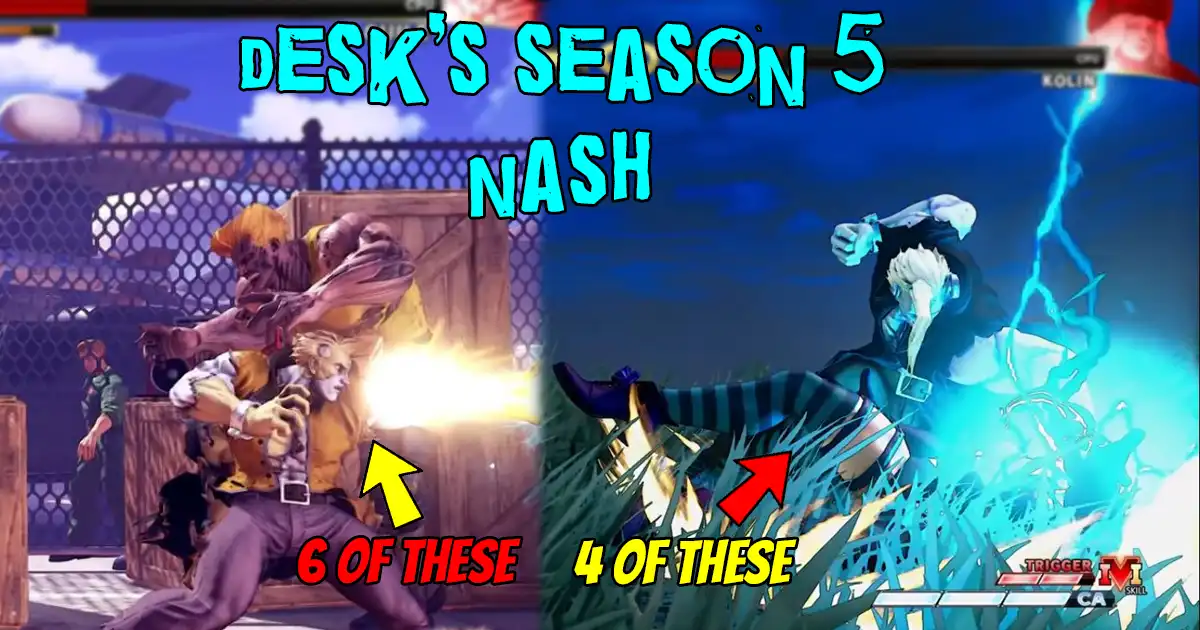 6 V-Skills in one Nash combo? Desk showcases the low tier hero's new potential in Street Fighter 5 Season 5 combo montage - Vimarsana News