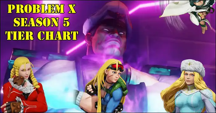 Xian's Street Fighter V: Champion Edition Season 5 tier list