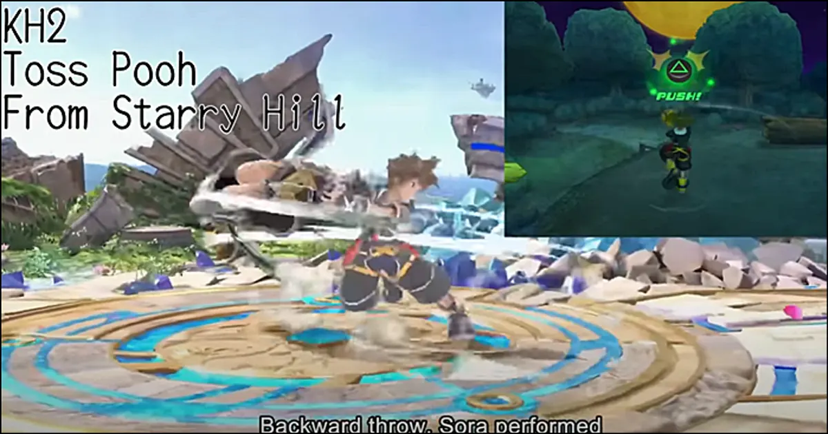 How do Sora's attacks compare in Super Smash Bros. Ultimate to the