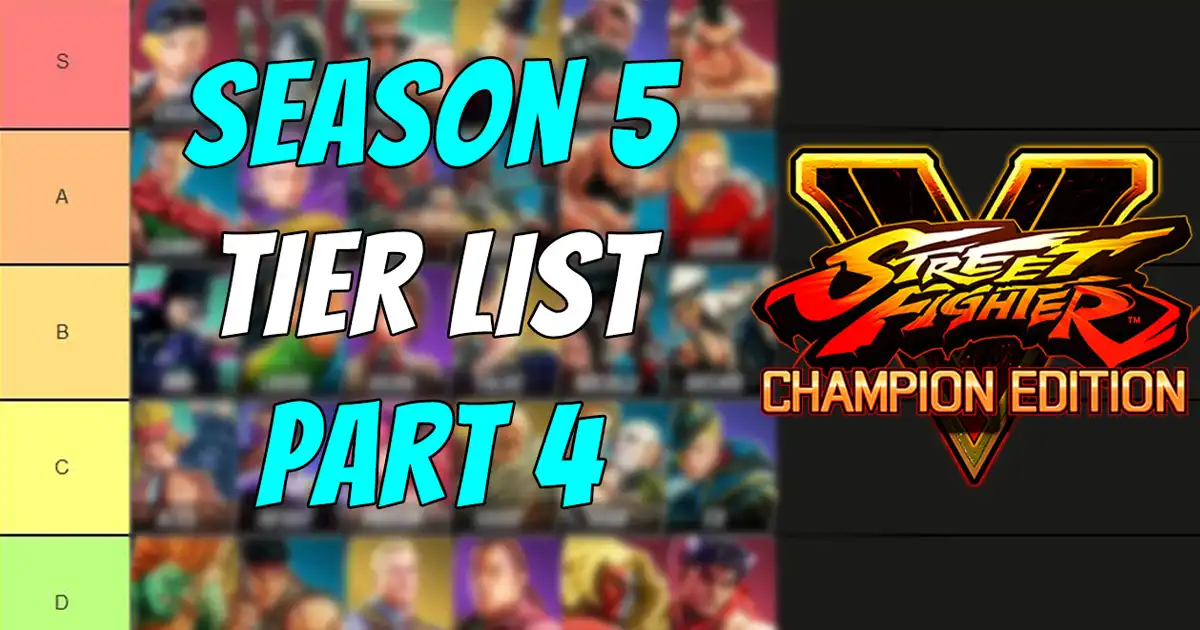 Who are the best characters in Street Fighter 5 right now? EventHubs Season 5 tier list final part - Vimarsana News