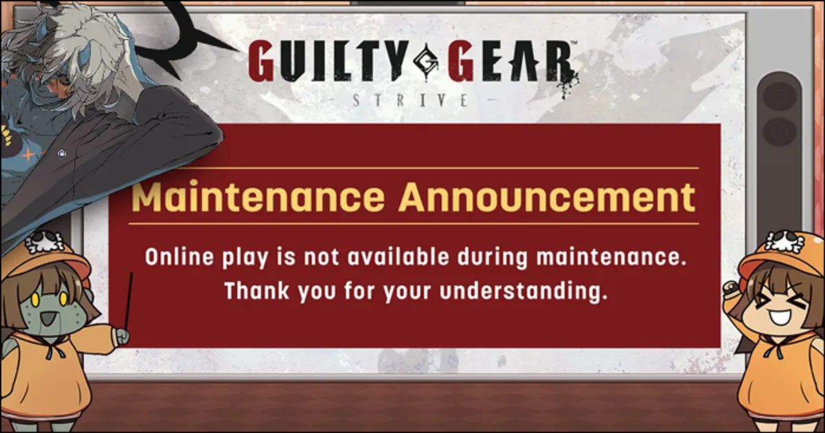 Here's when Guilty Gear Strive servers will go down for maintenance to