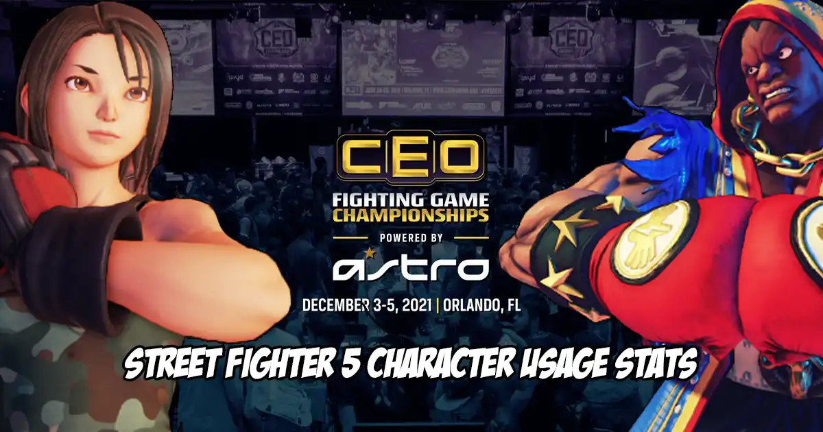 Balrog and Akuma were the popular picks but Akira, Oro and Rose also showed up for CEO 2021's top 64 for Street Fighter 5 - Vimarsana News