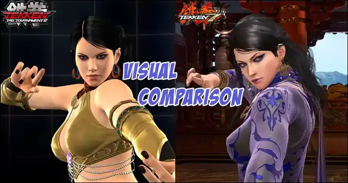 Side by side comparisons for all characters in Tekken Tag 2 and Tekken 7