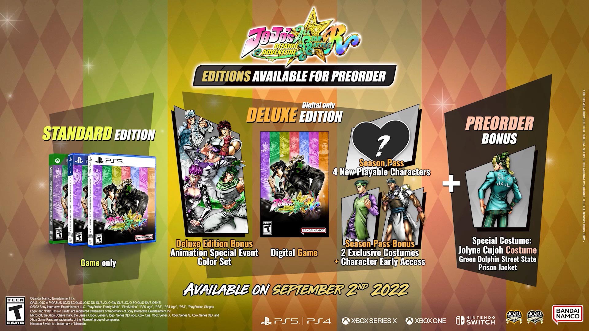 Jojo's Bizarre Adventure: All-Star Battle R four new characters 9 out - Jojo All Star Battle R New Characters