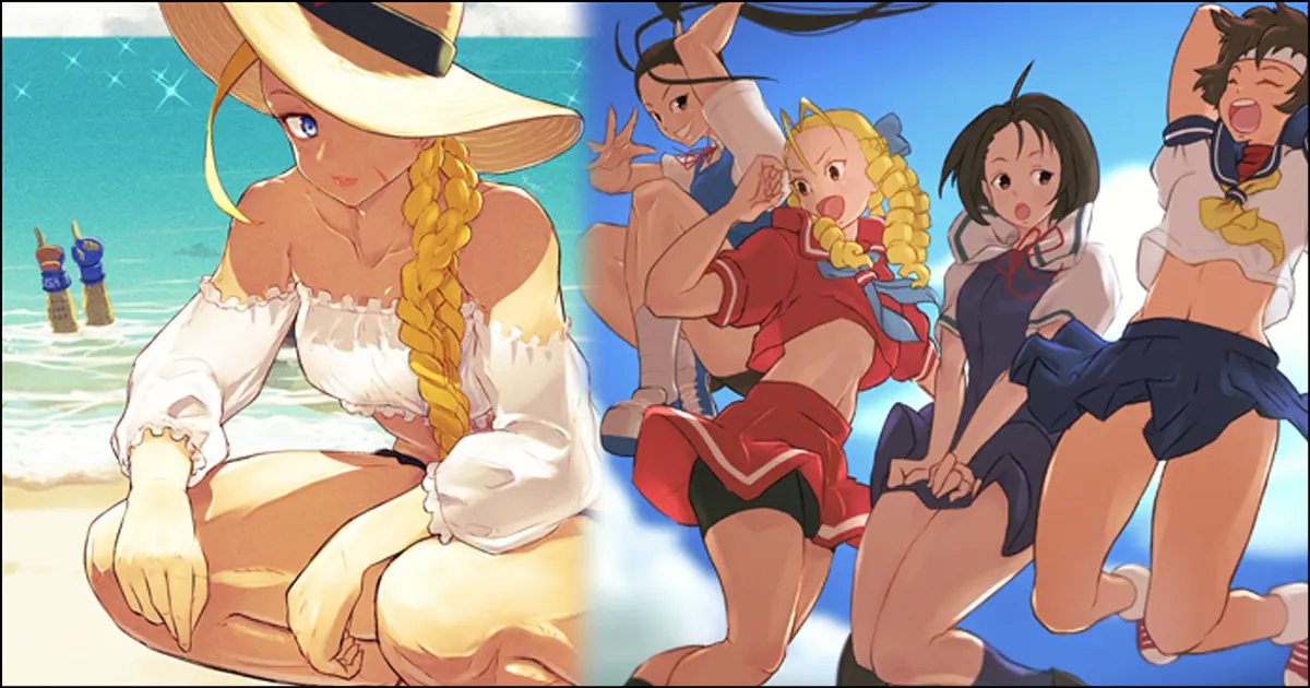 Cammy hits the beach, Juri suits up and Akira works her school festival in Yueni's Street Fighter art full of love - Vimarsana News