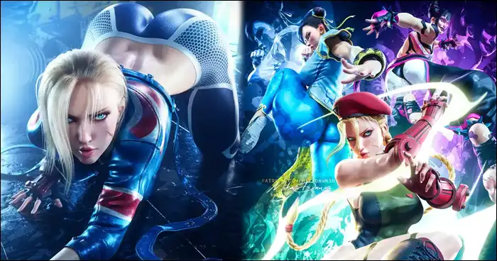 3D artist creates breathtaking artwork of Street Fighter gals