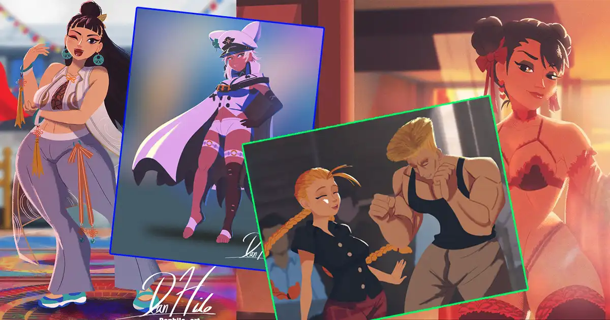 From cute to sexy and everything in between, Danhilo's fighting game artwork is sure to charm - Vimarsana News