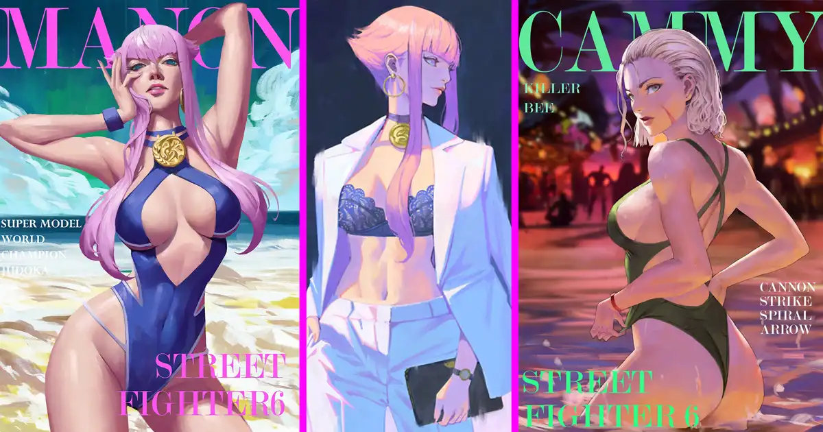 Street Fighter characters get sexy magazine covers in Zoma Phamoz' latest fighting game artwork - Vimarsana News