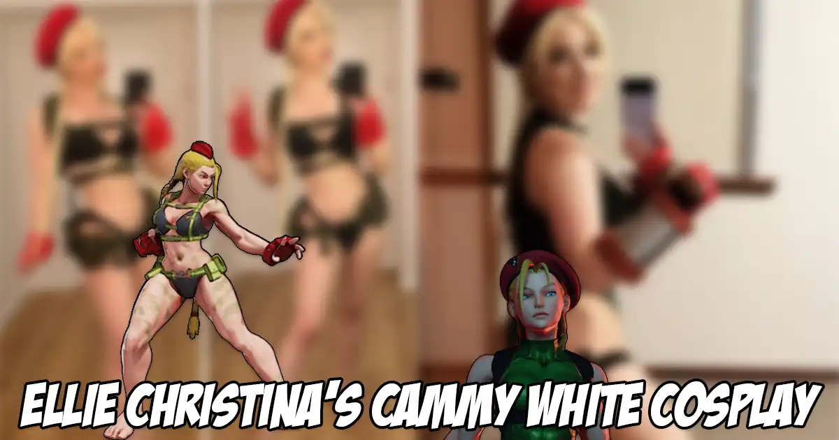 Ellie Christina cosplays as Cammy in a swimsuit and her default attire - Vimarsana News