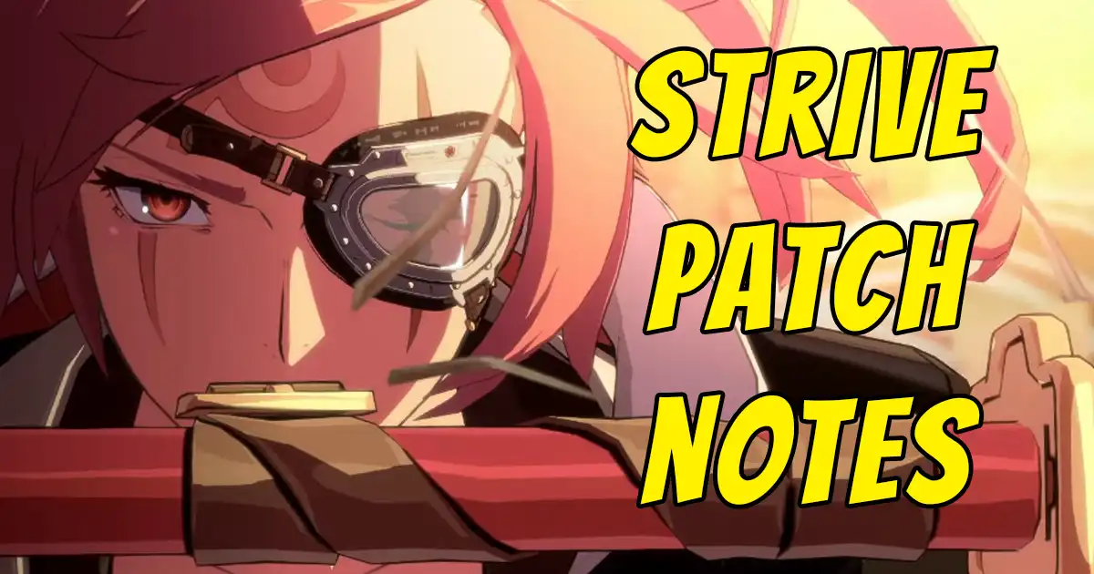 Guilty Gear Strive version 1.39 patch notes