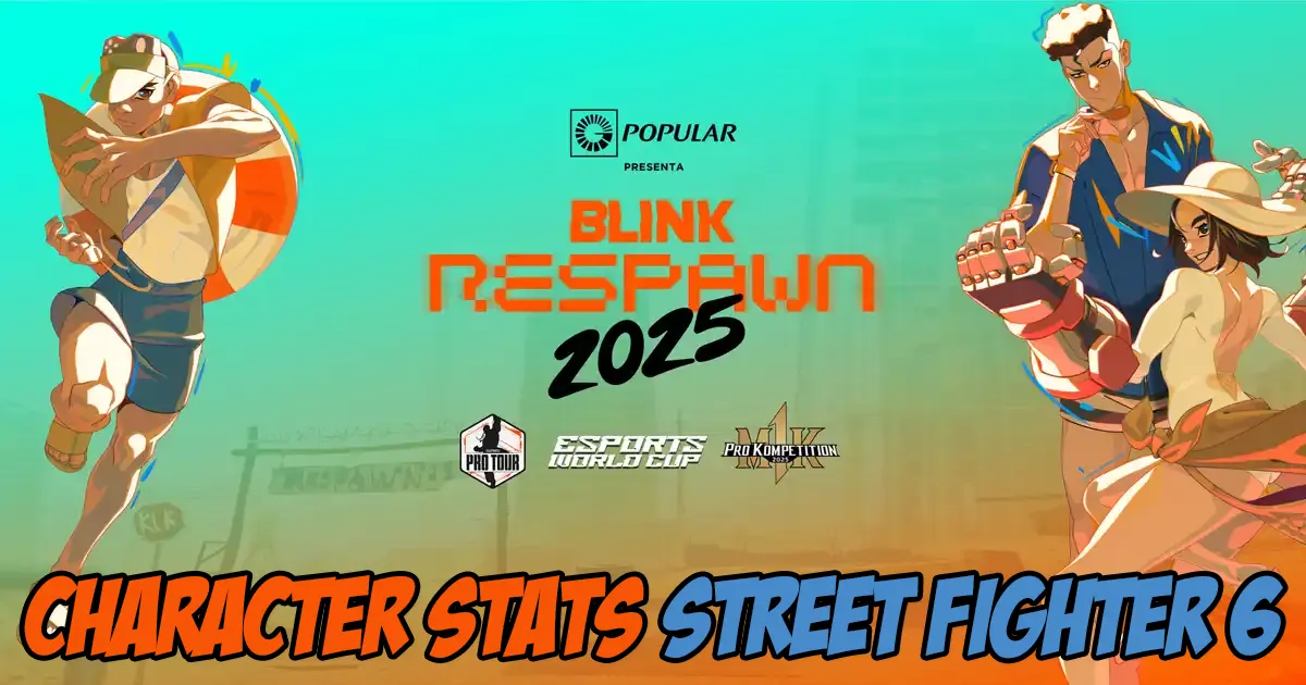 Shotos show strong representation in Street Fighter 6 character stats for Blink Respawn 2025