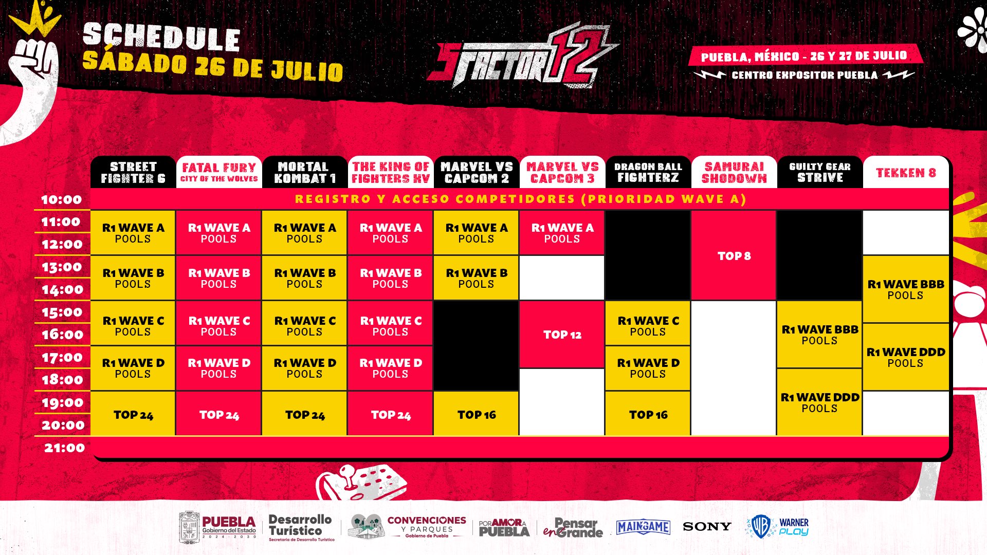 S Factor 12 Event Schedule 1 Out Of 4 Image Gallery