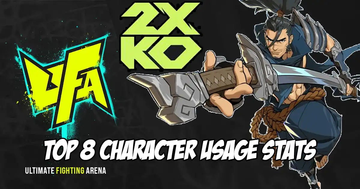 Here are the character usage stats for the first major 2XKO tournament since the closed beta