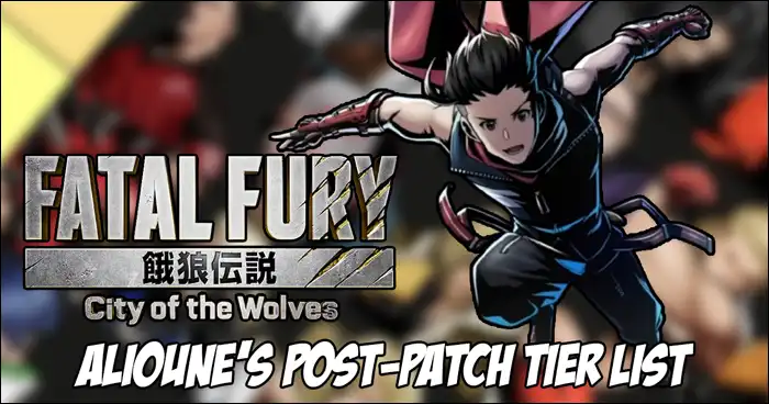 The Fatal Fury: City of the Wolves Alioune’s Post‑Patch Tier List, title image features a fighting game character in action