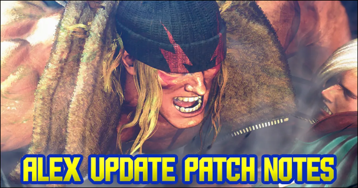 Street Fighter 6 Alex and balance update patch notes