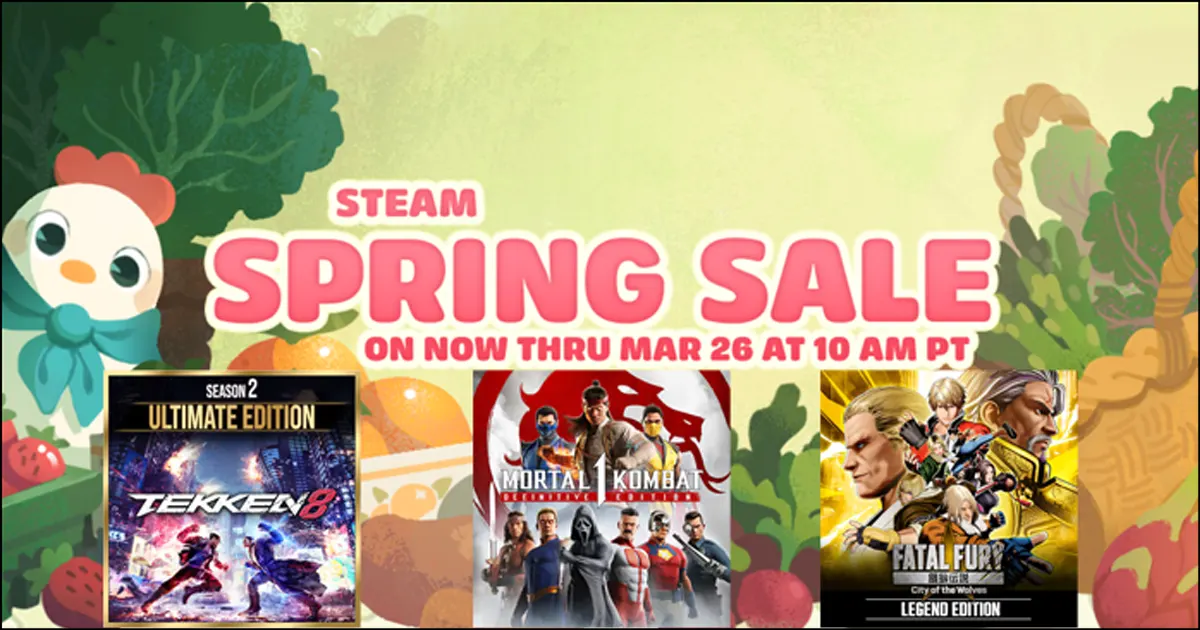 Steam Spring Sale offers over 100 big fighting game deals including Tekken 8, Fatal Fury, and dozens more to check out