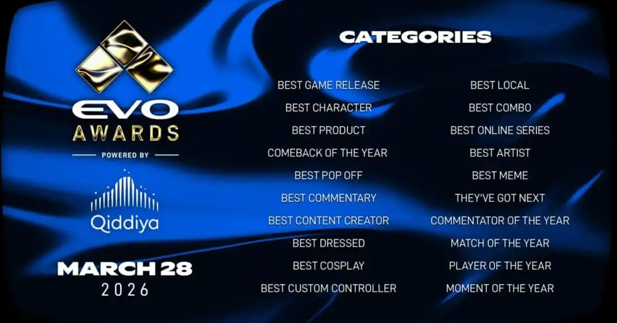 Evo Awards 2026 results