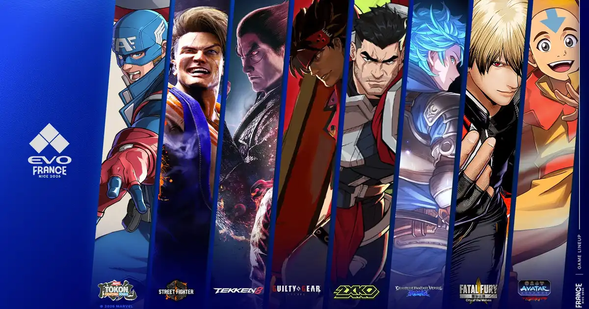 Evo France 2026 full game lineup revealed