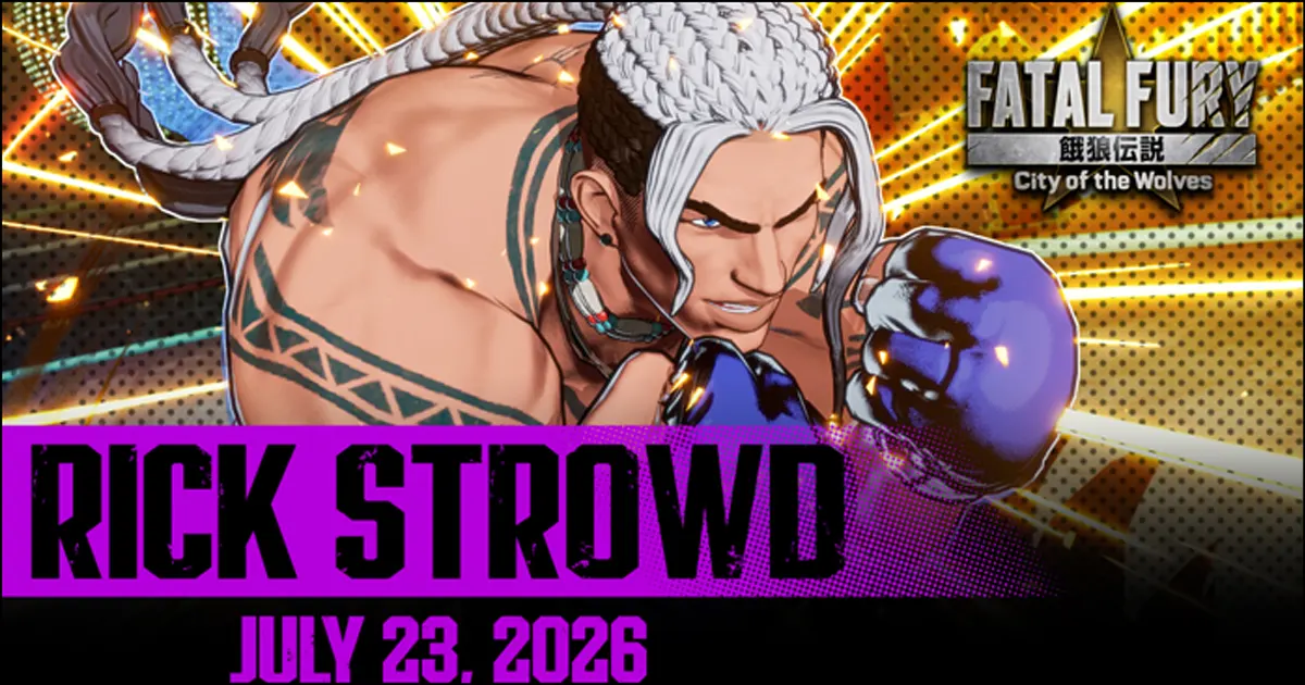 Update: Rick Strowd gameplay trailer and full match footage for Fatal Fury: City of the Wolves released