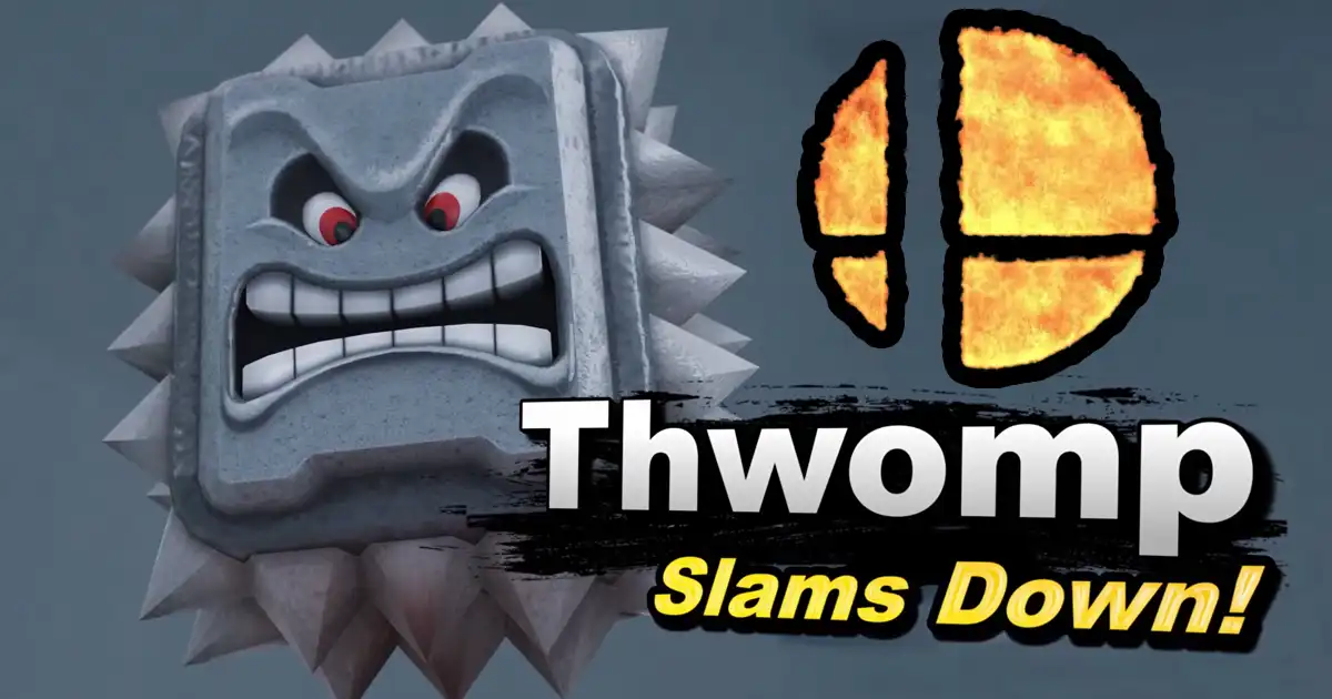 New mod is making the bizarre decision of adding Thwomp as a playable character to Super Smash Bros. Ultimate