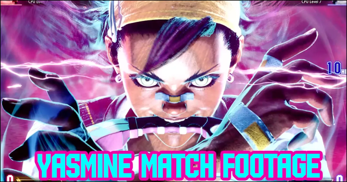 First Yasmine match footage released for Street Fighter 6, and there's a lot of it to dig into