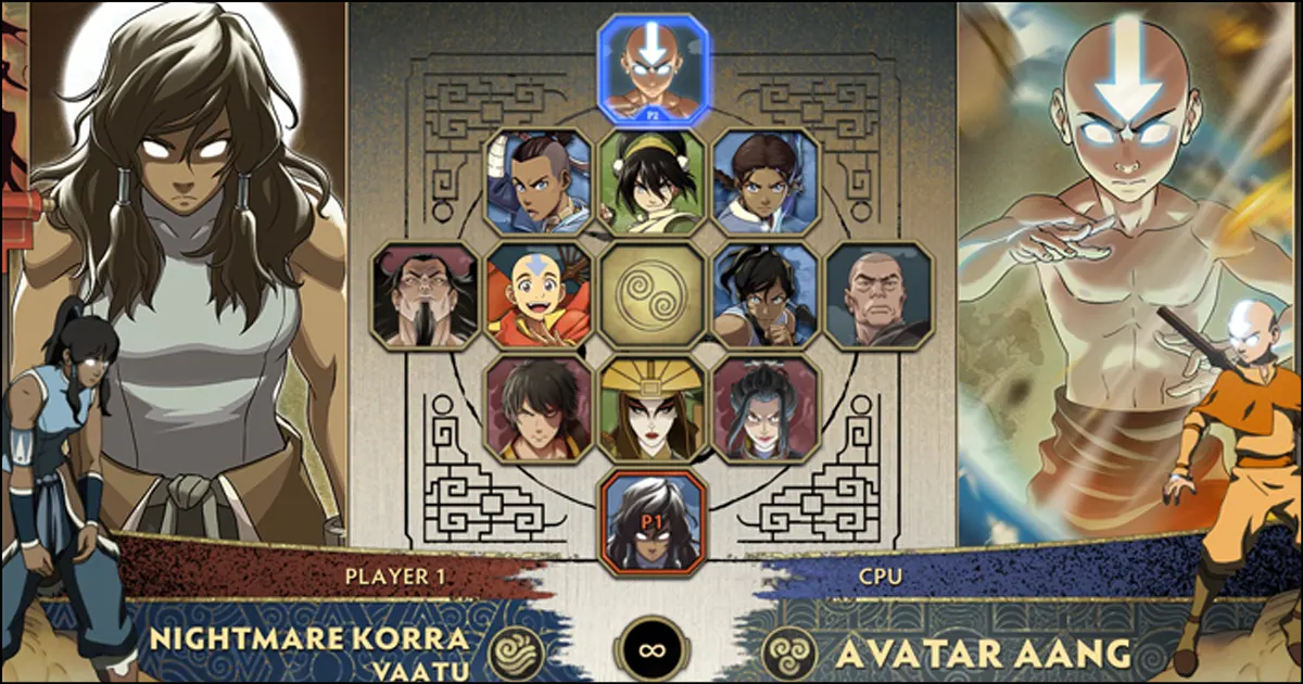 How to unlock Nightmare Korra and Avatar State Aang in seconds with cheat code in Avatar Legends: The Fighting Game