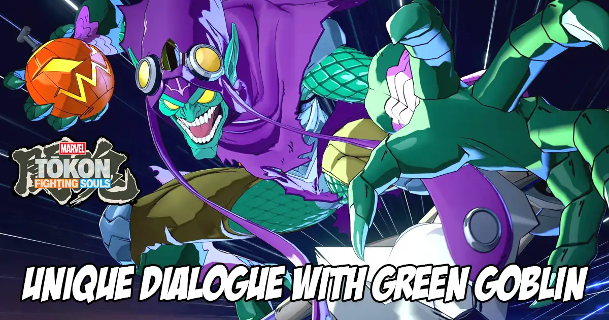 Here are all the unique intro dialogue sequences featuring the Green Goblin in Marvel Tokon: Fighting Souls Open Beta