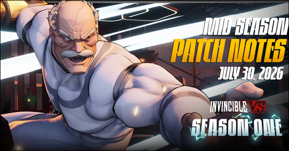 Invincible VS mid-season update patch notes released with system and character changes made to open up combos more
