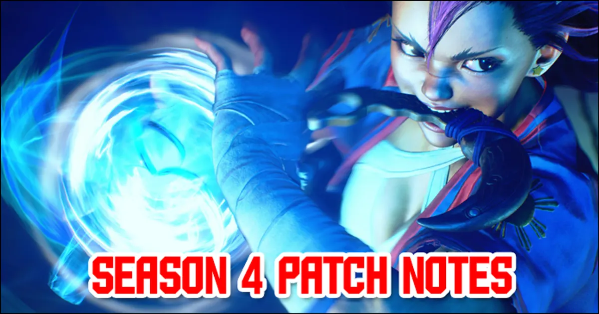 Street Fighter 6 Season 4 update patch notes