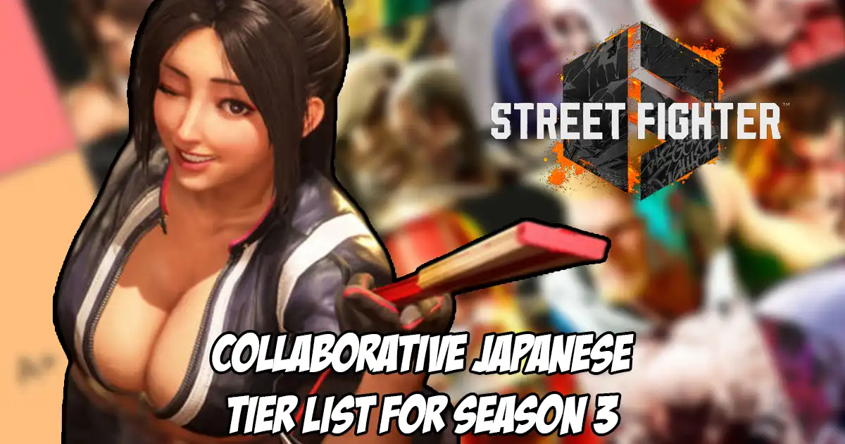 Competitive Japanese players collaborate to release final Season 3 tier list for Street Fighter 6 before Yasmine joins