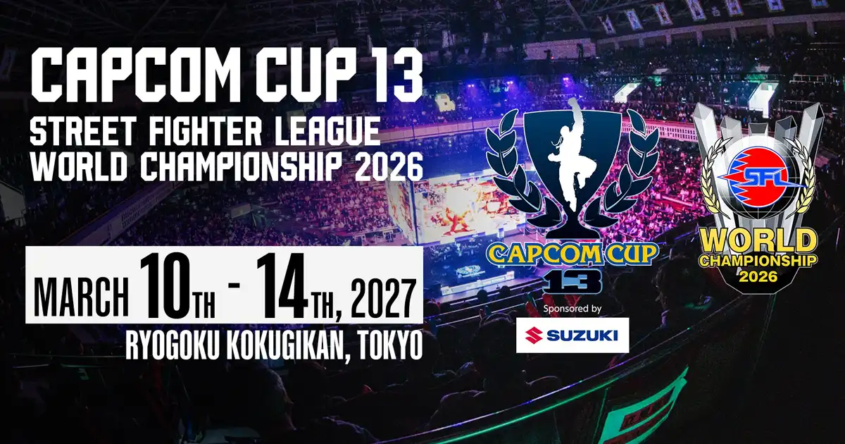 New details revealed about Capcom Cup 13 but there's no word yet on whether it'll be pay-per-view or not