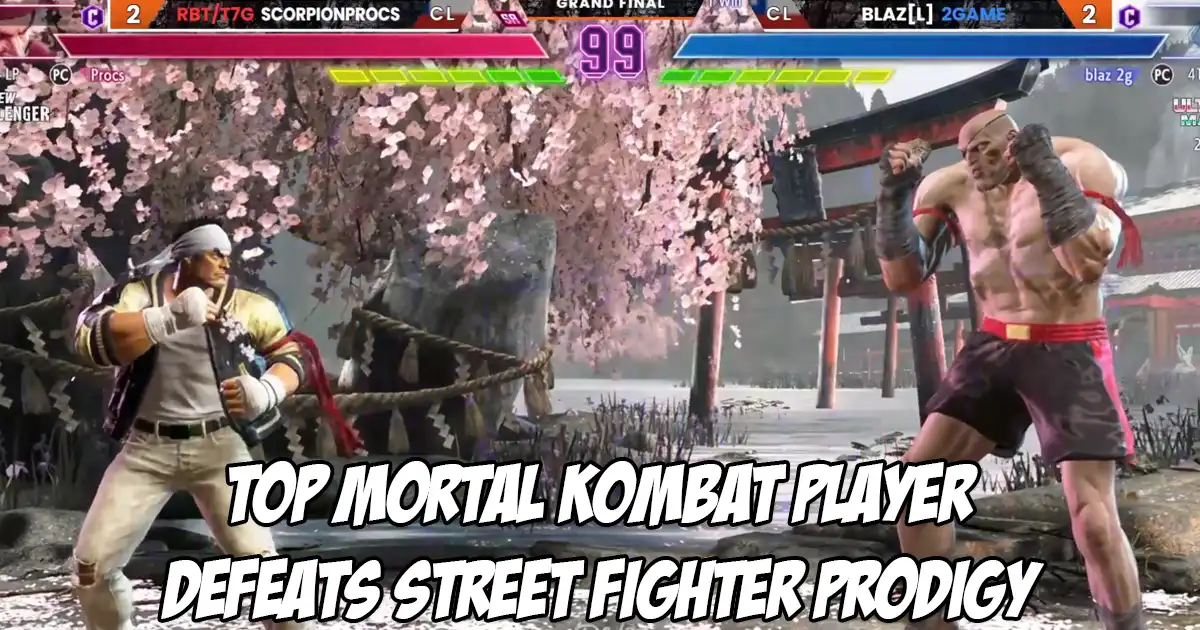 One of Mortal Kombat's strongest competitors just took down professional player Blaz during Street Fighter 6 grand finals