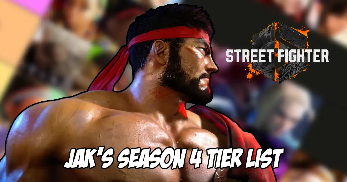 Competitive player JAK releases new Season 4 tier list for Street Fighter 6
