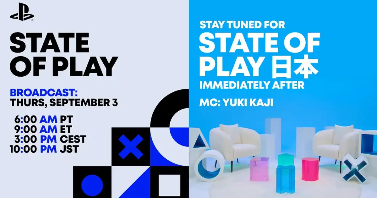 Sony State of Play returns September 3 featuring announcements from PlayStation Studios and third-party developers